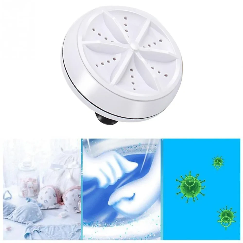 Ultrasonic Turbo Laundry Mini Traveling Portable Semi-Automatic Small Washing Machine