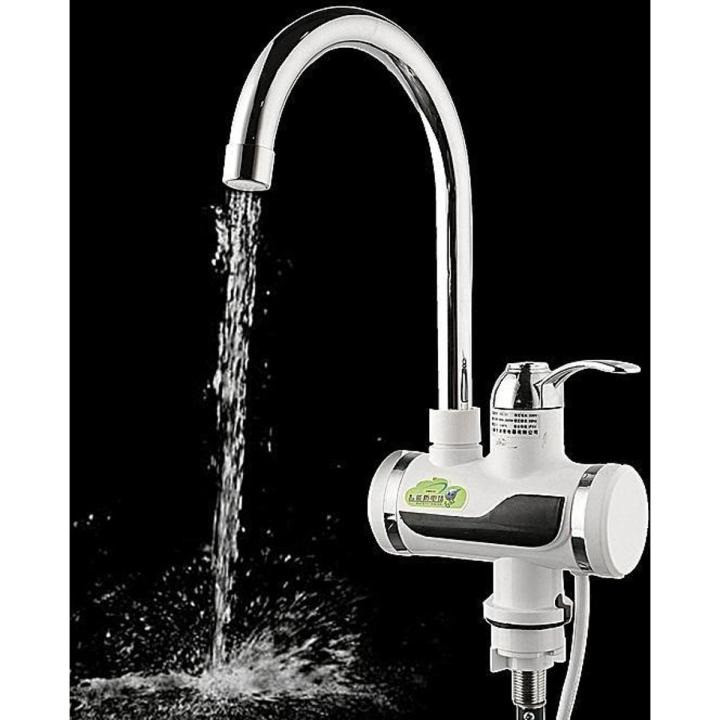 Electric Digital Display Instant Hot Water Tap with Hand Shower – ডিজিটাল ট্যাংকলেস হট ওয়াটার ট্যাপ