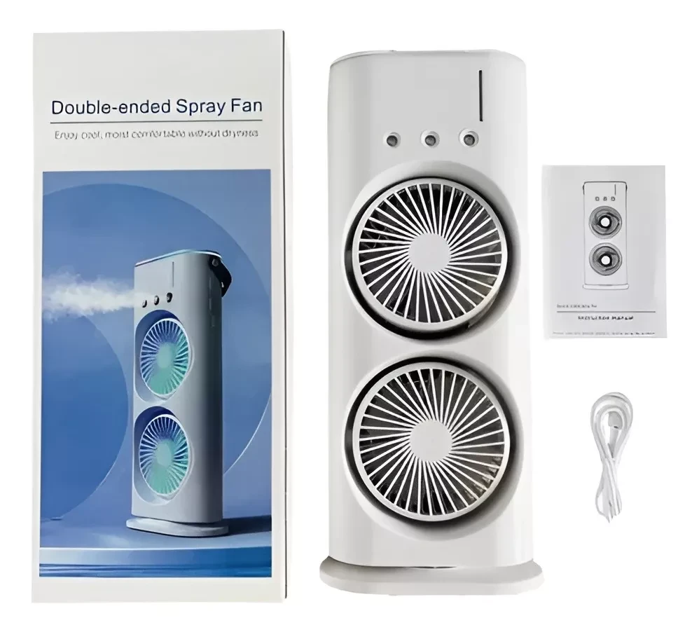 Portable Light Humidifier Double-ended Spray Fan - এক ফ্যানে দুটো সুবিধা – স্প্রে ও হিউমিডিফিকেশন