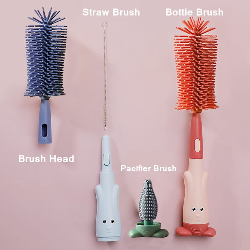 Rotating Silicone Bottle Brush: আপনার বোতল এখন আরও ঝকঝকে!